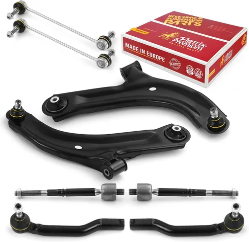 Miniatura 98 de Metrix Premium Chassis Parts - Kit de suspensión delantera de 10 piezas para BMW X5 2007-2013, BMW X6 2008-2014, reemplazo, fabricado en Europa