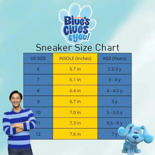 Miniatura 6 de Nickelodeon Baby Shark - Santiago of The Seas - Blues Clues - Tenis ligeros y transpirables para niños (talla 6 12)