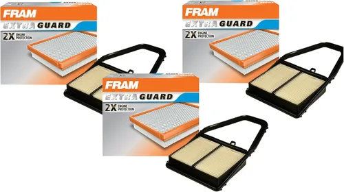 FRAM Extra Guard CA8911 - Filtro de aire de repuesto para modelos seleccionados Acura EL y Honda Civic (1.7 L), proporciona protección de filtro de