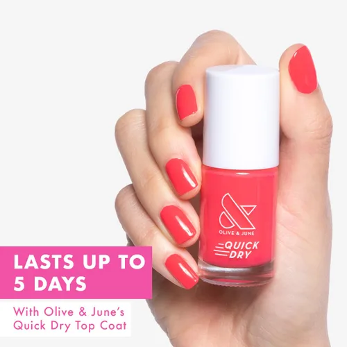 Miniatura 2 de Olive & June Esmalte de uñas de verano de secado rápido Secado rápido instantáneo a prueba de manchas 15 libre de veganos sin crueldad Dura