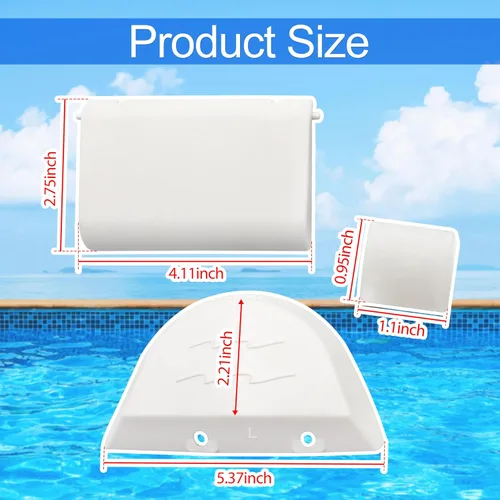 Miniatura 8 de El kit de afinación de limpiador de piscina AXW350 incluye AXV604WHP Wing Kit, AXV434WHP Flap y AXV414P Pod Shoe (paquete de 4) de repuesto