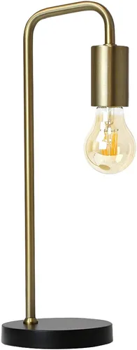 Miniatura 10 de O'Bright Astrum - Lámpara de escritorio LED con puertos de carga USB duales, 100% metálica, brazos giratorios de 270 grados, luz blanca suave Negro