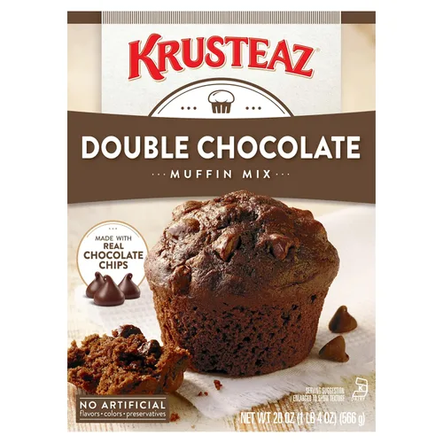 Miniatura 14 de Krusteaz Paquete Variado, Mezcla de Muffin con Remolino de Canela y Migas (21 oz), Mezcla de Muffin de Arándano Rojo y Naranja (18.6 oz), Mezcla