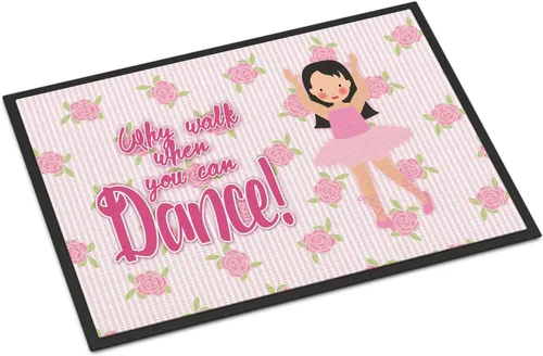 Miniatura 13 de Caroline's Treasures BB5374MAT Let's Dance Linen - Felpudo de lino verde azulado de 18 x 27 pulgadas, tapete para puerta delantera, para interiores