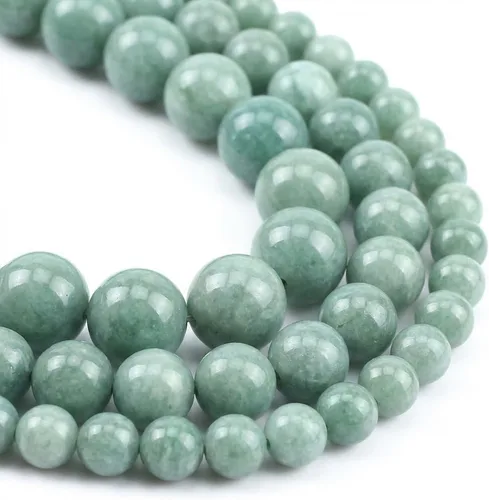 Miniatura 39 de 60 cuentas de turquesa de concha blanca, cuentas redondas sueltas de piedra natural de 0.236 pulgadas para hacer joyas, aretes, collares, Turquesa