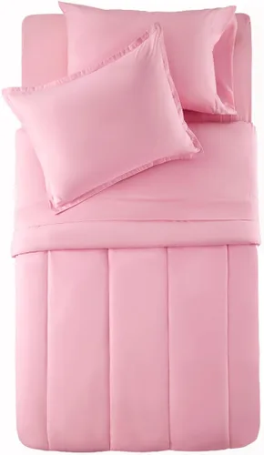Miniatura 5 de SLEEP ZONE Juego de edredón de 5 piezas para niños, tamaño individual, súper lindo y suave, ropa de cama para niños en una bolsa, juego de 5 piezas