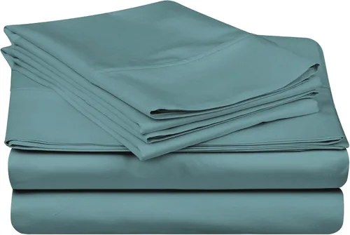 Miniatura 27 de BLUENILEMILLS Blue Nile Mills - Juego de sábanas de algodón egipcio, 400 hilos, suave, tejido satinado, transpirable, para todas las estaciones