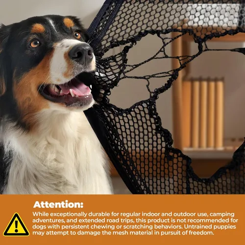 Miniatura 9 de Nottia Jaula para perros, plegable y suave para perros grandes (3 años de garantía), para interiores y exteriores, portátil, con ventana de malla a