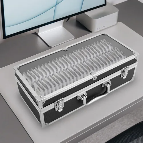 Miniatura 4 de Caja de almacenamiento de monedas para 50 soportes de monedas de losa, soportes de losa de monedas, estuche de almacenamiento de monedas, caja