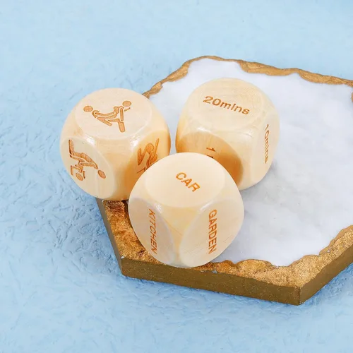 Miniatura 4 de Dados de aniversario para parejas, novio, marido, novia, esposa, dados divertidos para adultos, dados traviesos para parejas, regalos Birtdhay