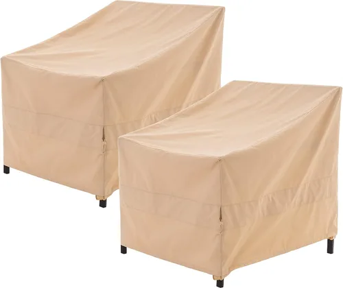 Miniatura 10 de WJ-X3 Funda Apilable para Silla de Patio, Resistente, Resistente al Viento e Impermeable, Fundas para Sillas de Patio al Aire Libre, 28A x 36P x