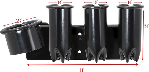 Miniatura 3 de Saloniture Secador de pelo y soporte para plancha de pelo - Estante para aparatos de salón con abrazadera