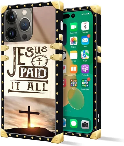 Miniatura 12 de DAIZAG Funda compatible con iPhone 14 Pro Max, funda de Angel Wings Girl para iPhone 14 Pro Max, decoración de metal de TPU suave a prueba de golpes