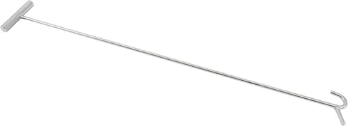 Miniatura 3 de Mytee Products Paquete de 20 extractores de pasadores de quinta rueda cromados resistentes con gancho de 34 pulgadas