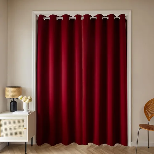 Miniatura 17 de Aquazolax Cortinas opacas de 45 pulgadas de largo, juego de 2 paneles para guardería, cortinas de tratamiento de ventanas con aislamiento térmico