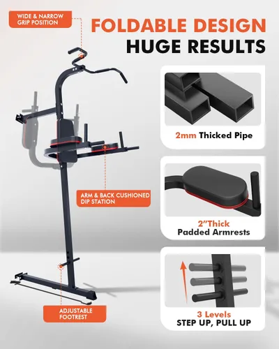 Miniatura 5 de Mikolo Home Gym, Workout Station with 150LBS Weight Stack, Multifunctional Home Gym Equipment, Exercise Equipment for Full Body Strength Training