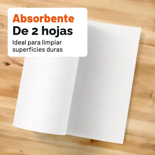 Miniatura 3 de Amazon Basics Toallas de papel de hojas flexibles de 2 capas, 12 rollos básicos = 40 rollos regulares, valor diario con 150 hojas por rollo