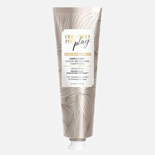 ORLANDO PITA PLAY Ampli-Tint - Mascarilla de depósito de color, tratamiento temporal de color del cabello que revive el color del cabello, añade