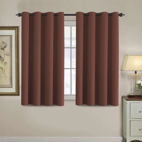 Miniatura 164 de H.VERSAILTEX - Cortinas blackout con aislamiento térmico y ojales en la parte superior, para patios, puertas correderas y división de habitaciones