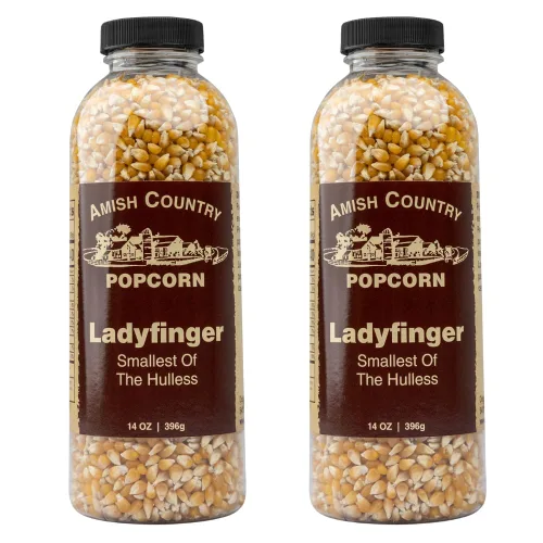 Miniatura 14 de Amish Country Popcorn Bolsa de 1 libra Granos de palomitas de maíz Ladyfinger A la antigua, sin OGM y sin gluten