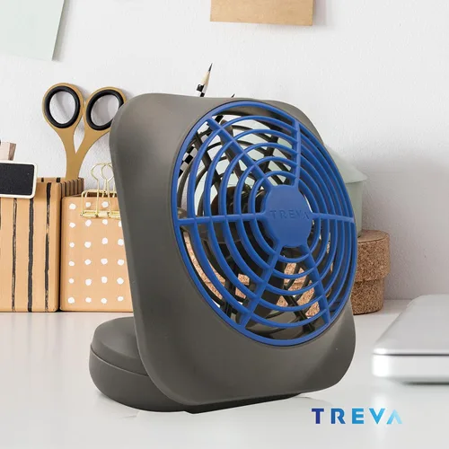 Miniatura 7 de O2COOL - Circulador de aire para escritorio de 5 pulgadas, portátil, con batería FA