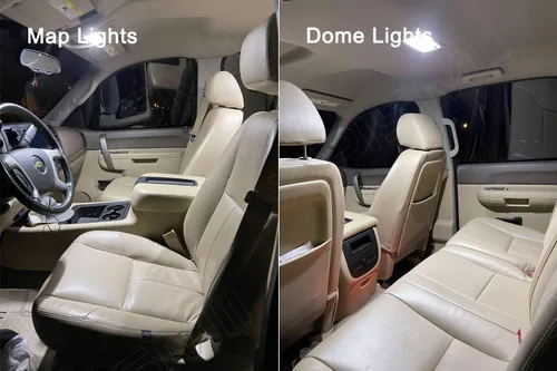 Miniatura 5 de Xpismii Kit de 12 piezas de luces LED interiores blancas de 6000K, paquete de repuesto para Chevy Chevrolet Silverado/GMC Sierra 1999 2000 2001 2002