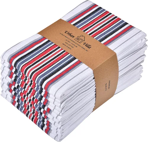 Miniatura 132 de Urban Villa Toallas de cocina 100% algodón, paquete de 6, altamente absorbentes, de secado rápido, súper suaves, de primera calidad, para cocina