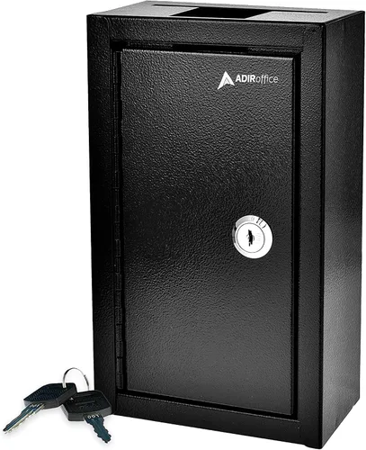 Miniatura 8 de AdirOffice Caja grande para llaves – Caja de almacenamiento de grado comercial de gran capacidad – Paquete y paquetes seguros – para uso doméstico