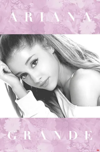 Miniatura 18 de Trends International Ariana Grande - Póster de pared floral, 14.725 x 22.375 pulgadas, versión enmarcada de madera de granero