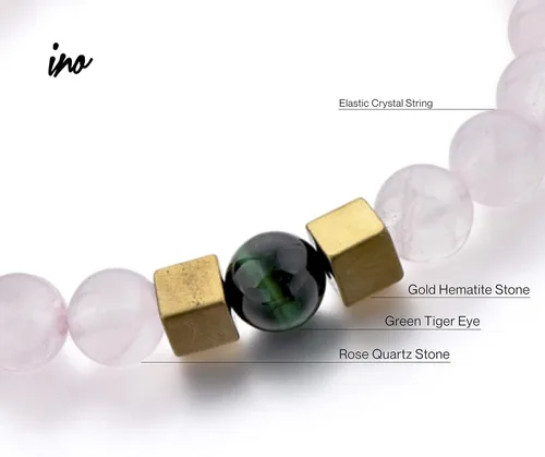 Miniatura 2 de 0.315pulgadas, chacras protectores y brazalete curativo para hombres o mujeres amatista, cuarzo rosa, howlita, ágata de musgo, y Mai Fan