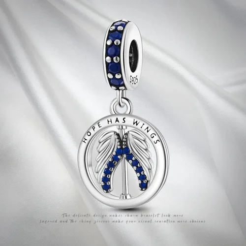 Miniatura 157 de Pandach Dijes colgantes de plata de ley 925 para pulseras y collares, dijes colgantes de Madonna con cuentas de girasol, joyería para mujer