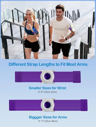 Miniatura 3 de Soporte de teléfono para correr para iPhone [giratorio de 360° y anticaída mejorado] Soporte magnético para teléfono celular, brazalete compatible
