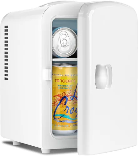 Miniatura 13 de Antarctic Star Refrigerador compacto, mini refrigerador portátil, cuidado de la piel, capacidad de 4 litros/6 latas, para dormitorio, automóvil
