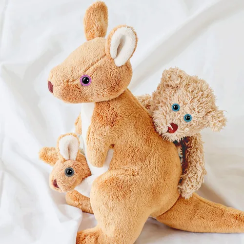 Miniatura 3 de Suilung 100 ojos grandes de seguridad para Amigurumi - Ojos de ganchillo de plástico con purpurina para manualidades de osos títeres, suministros
