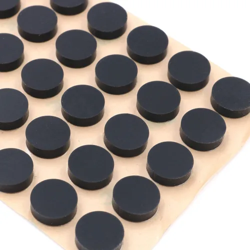Miniatura 16 de Almohadillas de fieltro para muebles de 3/8 pulgadas de diámetro, redondas 3M, autoadhesivas, protegen gabinetes de cocina, cajones, escritorios