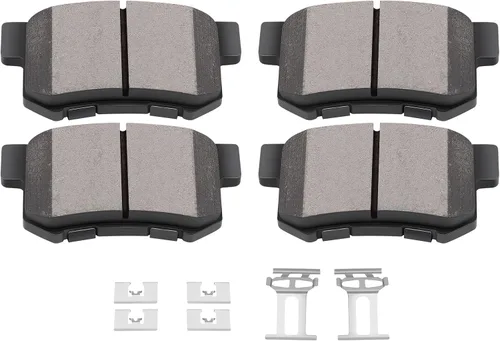 Miniatura 31 de Pastillas de freno, ECCPP D465 D537 8 piezas de kits de freno de cerámica aptos para 1997 1998 1999 para Acura CL, 1991-1997 para Honda para Accord
