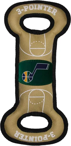 Miniatura 14 de Pets First NBA Atlanta Hawks Field Toy - Juguete de nailon resistente para mascotas con costuras de doble ribete y chirriador interior, talla única
