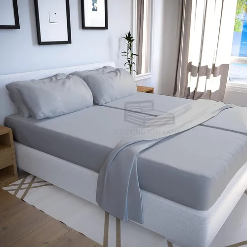 Miniatura 9 de Sábanas extra largas de tamaño individual XL para dormitorio, sábanas de microfibra súper suave, ropa de cama de lujo de hotel, sábanas de Blanco