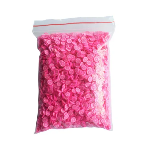 Miniatura 8 de 3.53 oz/bolsa de aguacate polímero arcilla rebanadas para manualidades DIY pequeño lindo 0.197 in plástico fruta klei barro partículas Aguacate