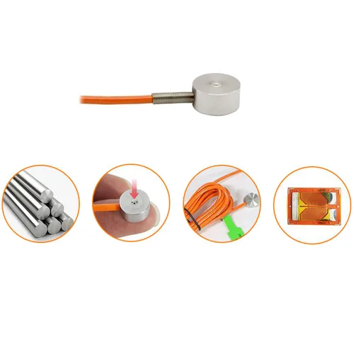 Miniatura 4 de ATO Célula de carga de compresión de 11.0 lbs, tipo de botón, mini sensor de célula de carga de pesaje Sensor de fuerza de célula de carga