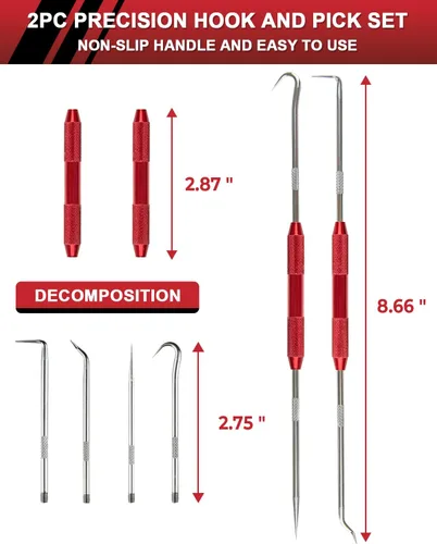 Miniatura 9 de Juego de 5 piezas de herramientas de instalación de sellos hidráulicos, herramientas de reparación de sellos de pistón de cilindro hidráulico, kits