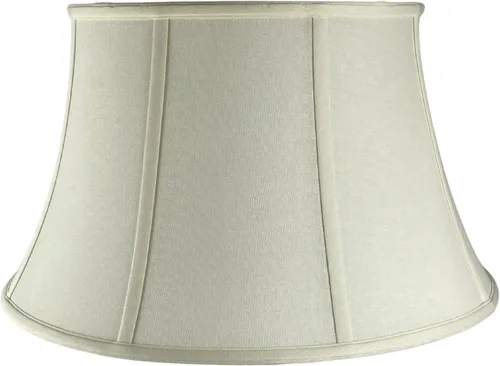 Miniatura 23 de Royal Designs, Inc. BSO-711-17WH - Pantalla de lámpara de campana de tambor poco profunda, 11 x 17 x 10, color blanco