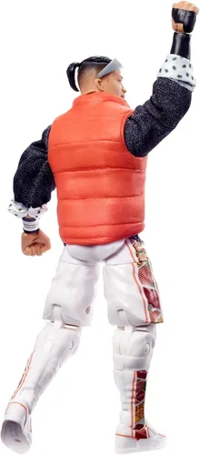 Miniatura 5 de WWE Kushida Elite Collection Figura de acción, 6 pulgadas, regalo coleccionable para fanáticos de la WWE a partir de 8 años