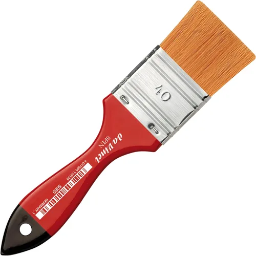 Miniatura 103 de da Vinci Watercolor Series 5580 CosmoTop Spin Pincel de Pintura, Redondo Sintético con Mango Rojo