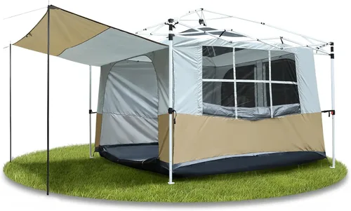 REDCAMP Tienda de campaña interior para toldo emergente, tienda en cubo que convierte un toldo de patas rectas de 10"x10" en tiendas de campaña,