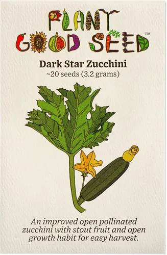 Miniatura 9 de Plant Good Seed Semillas de calabacín orgánicas Black Beauty, paquete de 20, semillas tradicionales para plantar verduras, suministros
