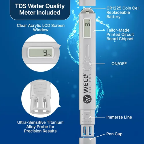 Miniatura 6 de Sistemas de filtración de agua de ósmosis inversa para debajo del fregadero compacto pequeño WECO (TINY-50)