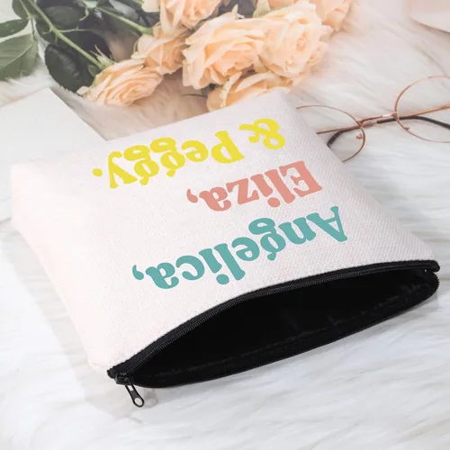 Miniatura 3 de POFULL Regalo para amantes del teatro musical, regalo para hermanas musicales, mercancía para fanáticos del teatro, bolsa de cosméticos de trabajo