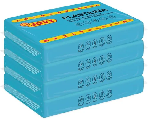 Miniatura 9 de Jovi Arcilla para modelar, 3 libras en total, 4 barras que no se secan, 0.77 libras cada una, artes y manualidades (verde claro)