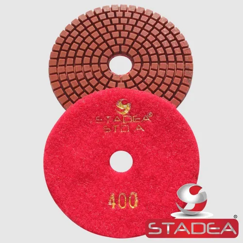 Miniatura 25 de Grit 50 4" Diamond Pulir Pads Premium Grado Mojado Flexible 3 MM Alto